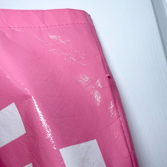 Y2K Victoria’s Secret Pink Tote Bag with Bold White Text - Picture 8 of 14